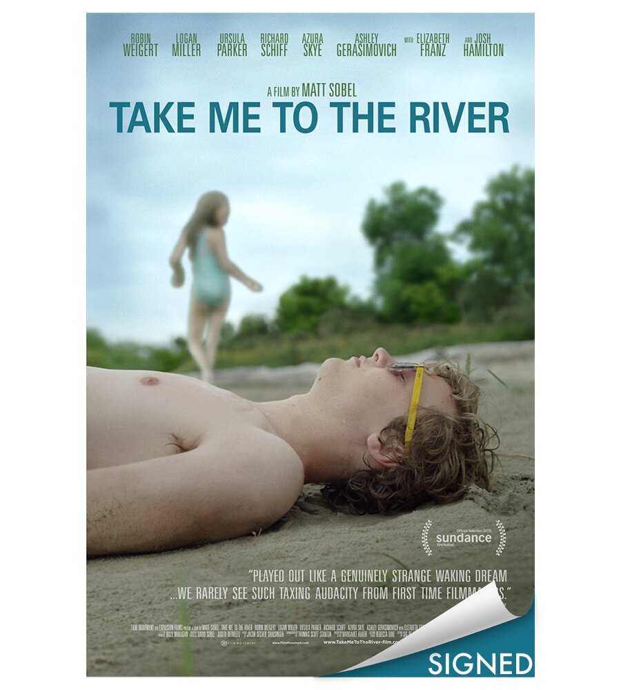 Signed poster for Take Me To The River